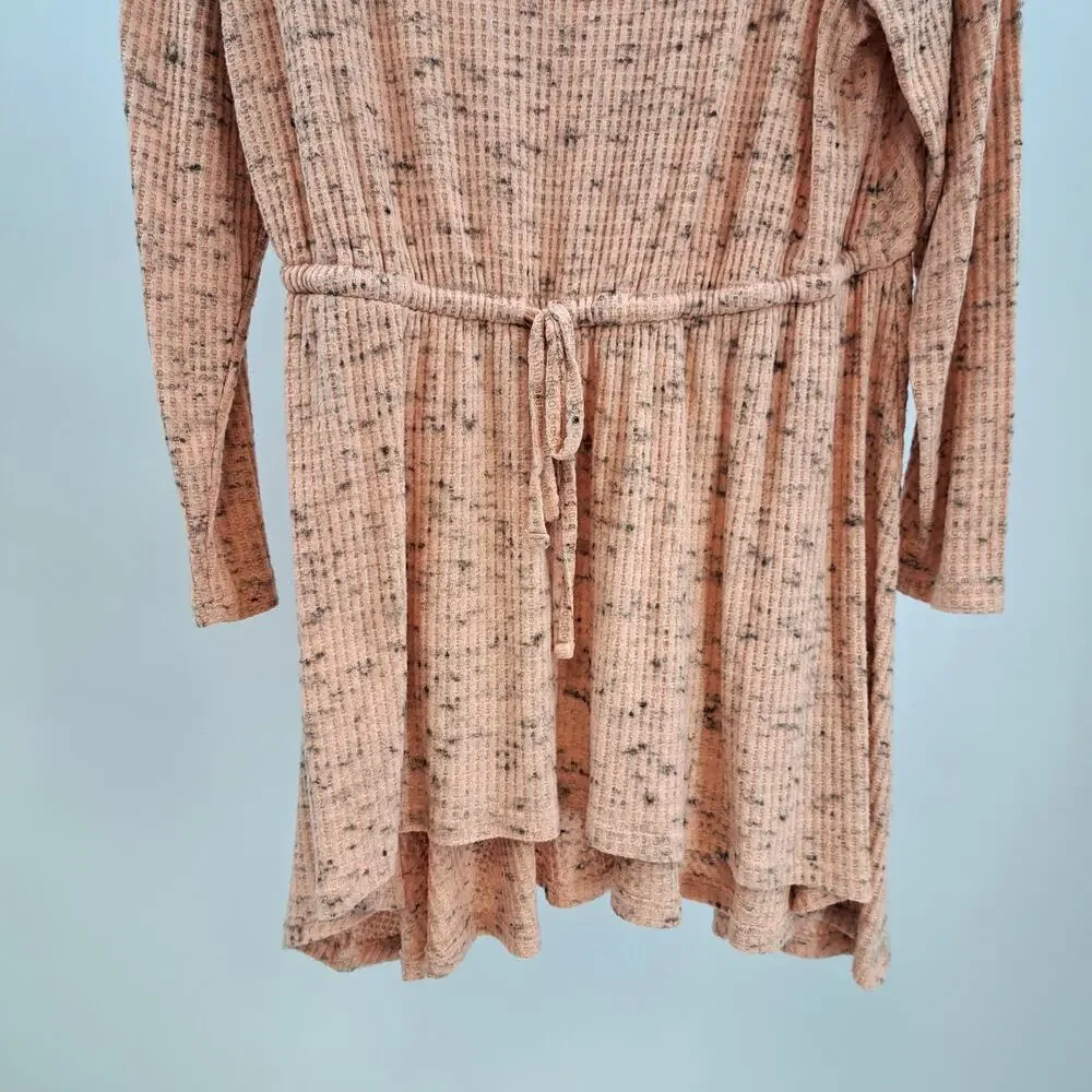 Lane Bryant Tunic Top Plus 14/16 Cowl Neck High Low Long Sleeve‎ Knit Coral Pink - Picture 7 of 11